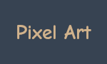 Button: Pixel Art